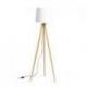 BASCO stojak podłogowy bambus 230V LED E27 15W