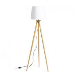 BASCO stojak podłogowy bambus 230V LED E27 15W