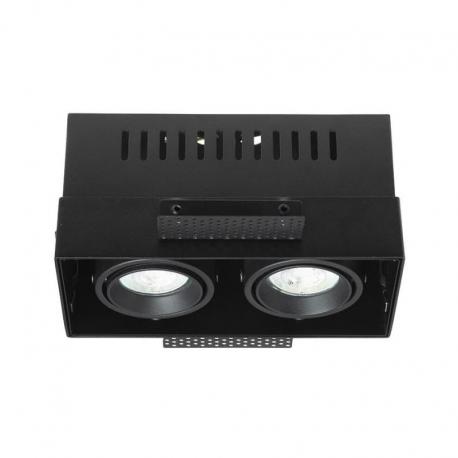 ELECTRA II GU10 frameless czarna 230V LED GU10 8W