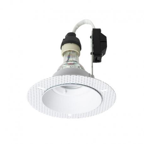 IPSO R IP65 wpuszczana czarna 230V LED GU10 9W IP65