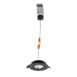 NEFRIT DIMM wpuszczana czarna 230V LED 6W 36° 3000K