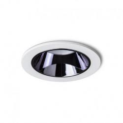 ANSEL wpuszczana biała czarny chrom 230V LED 12W 60°  3000K