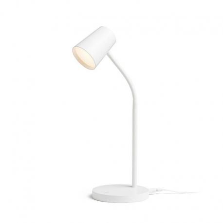 VERINA stołowa biała  230V LED 4.5W 100°  3000K