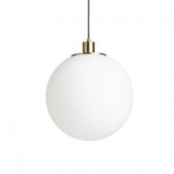 BOULDER 30 wisząca szkło przezroczyste/czarna 230V LED E27 15W