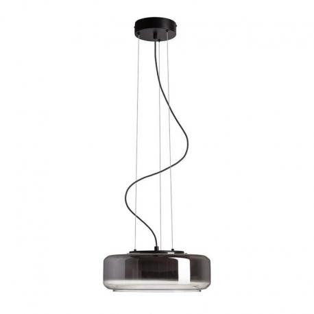 NAOMI 35 wisząca  szkło przydymione/szkło mleczne/czarna 230V LED 18W  3000K