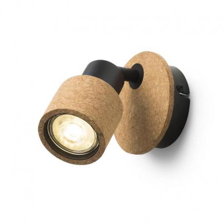 ASTRA ścienna korek/czarna 230V LED GU10 4.5W