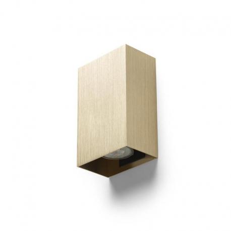 CAPRI RC ścienna  mosiądz szczotkowana 230V LED GU10 2x9W