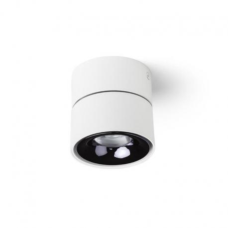 ALBANO natynkowa biała czarny chrom 230V LED 5W 24°  3000K