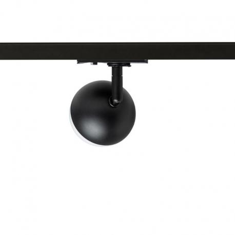 LYRA do 1-faz. szyny czarna akryl mleczny 230V LED 5W  3000K
