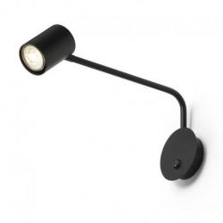 FILIP z ramieniem czarna 230V LED GU10 5W