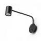 FILIP z ramieniem czarna 230V LED GU10 5W