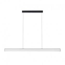 RIVIER LED I wisząca  czarna/akryl mleczny 230V LED 24W  3000K