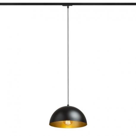 GLADYS 30 do 1-faz. szyny czarna/złota 230V LED E27 15W