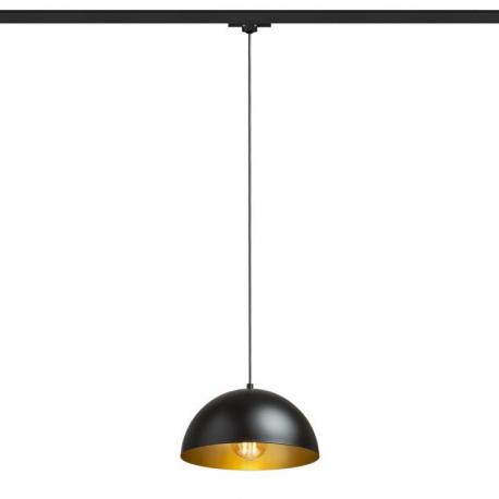 GLADYS 30 do 3-faz. szyny czarna/złota 230V LED E27 15W