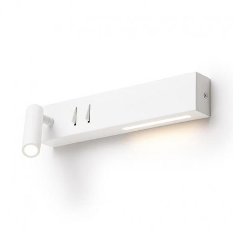 ODEON ściana z podświetleniem biała  230V LED 8+3W 30°  3000K