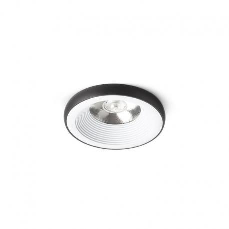 SHARM PLUS wpuszczana biała/czarna 230V LED 10W 24° 3000K