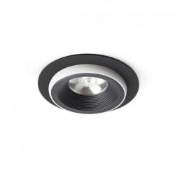 SHARM R I wpuszczana czarna/biała czarna 230V LED 10W 24° 3000K