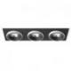 SHARM SQ III wpuszczana czarna/biała 230V LED 3x10W 24° 3000K