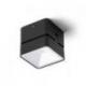 FLAVIO SQ natynkowa czarna 230V LED 6W 110° IP54 3000K