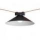 FLAN 33 wisząca czarna/biała  24   LED 12W  3000K 4000K 5700K