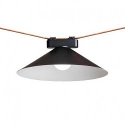 FLAN 33 wisząca czarna/biała  24   LED 12W  3000K 4000K 5700K