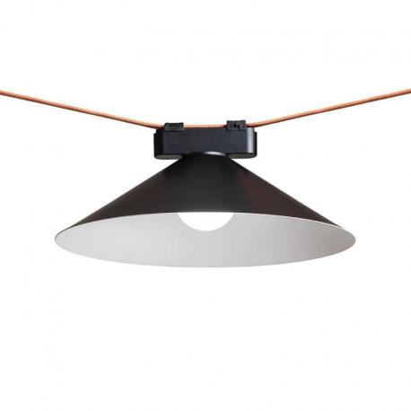 FLAN 33 wisząca czarna/biała  24   LED 12W  3000K 4000K 5700K