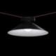 FLAN 33 wisząca czarna/biała  24   LED 12W  3000K 4000K 5700K