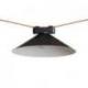 FLAN 33 wisząca czarna/biała  24   LED 12W  3000K 4000K 5700K