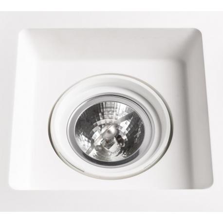 DINO SQ G53 kierunkowa  gipsowa 230V LED G53 15W