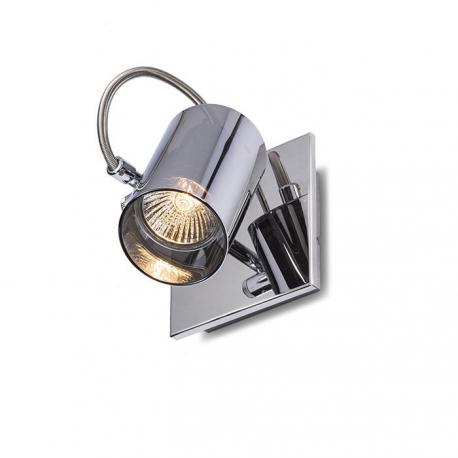 BUGSY I ścienna  szkło chromowane 230V GU10 50W