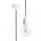 FABIO zestaw wiszący czarna porcelana 230V LED E27 15W
