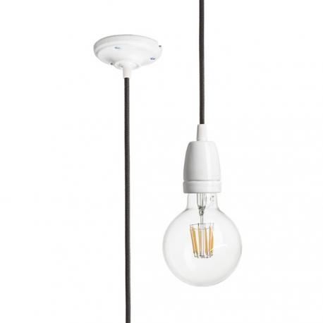 FABIO zestaw wiszący czarna porcelana 230V LED E27 15W