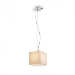 LUCIA 15x15 wisząca  szkło satynowe/chrom 230V LED G9 5W