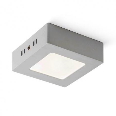 SLENDER SQ 12 natynkowa  nikiel mat 230V LED 6W  3000K