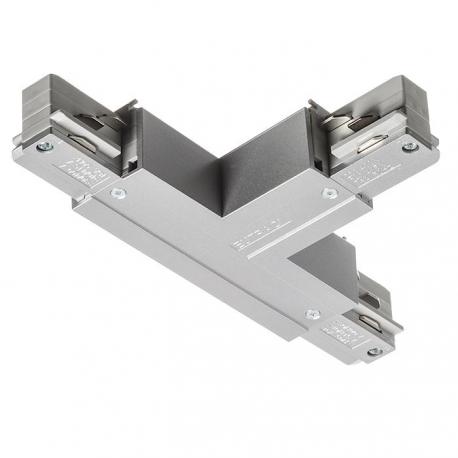 EUTRAC T łącznik lewy srebrno-szara  230V