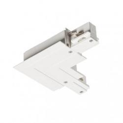 EUTRAC L łącznik zewnętrzny do szyny wpuszyzanej biała  230V