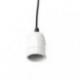 FABIO zestaw wiszący czarna porcelana 230V LED E27 15W