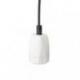 FABIO zestaw wiszący czarna/biała porcelana 230V LED E27 15W
