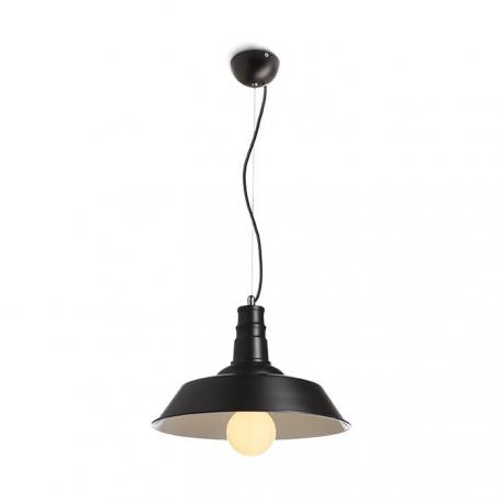 GOLDIE 36 wisząca czarna/biała  230V LED E27 30W