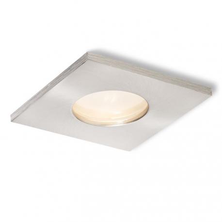 SPLASH SQ wpuszczana  nikiel mat 230V LED GU10 8W IP65